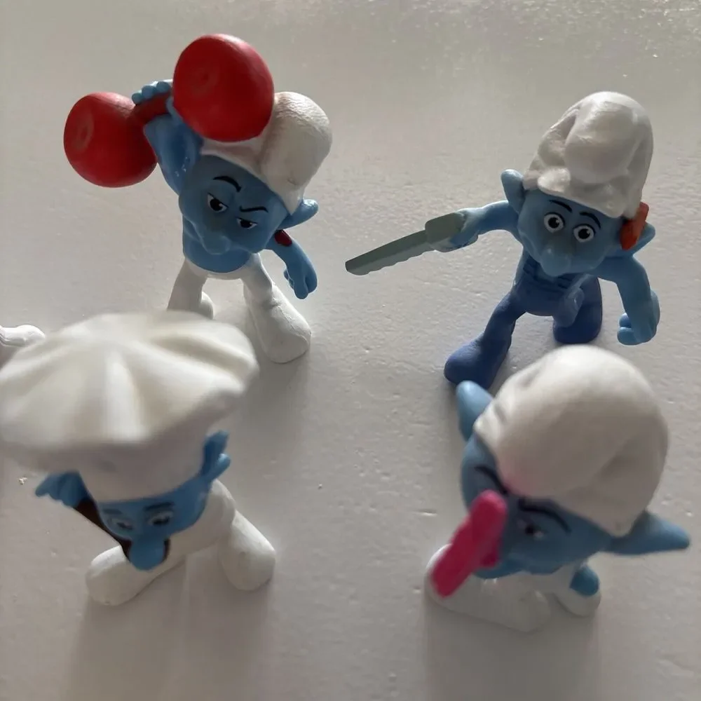 Vintage Smurf Figurines‎ Lot of 11 McDonald's 2011 3
